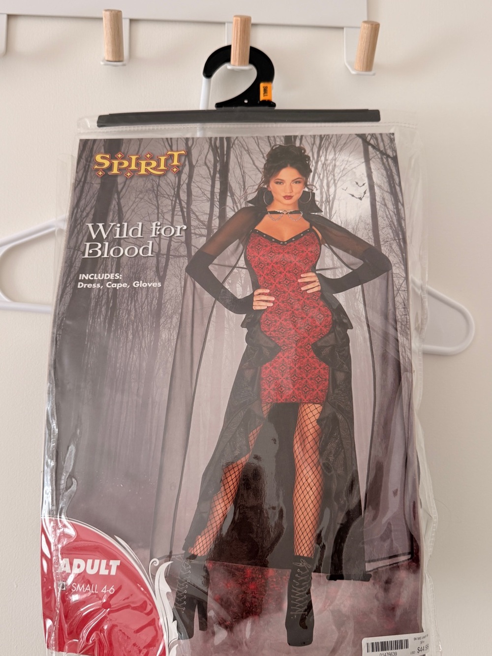 Spirit Wild for Blood Vampire Costume Women’s S 4-6 Halloween